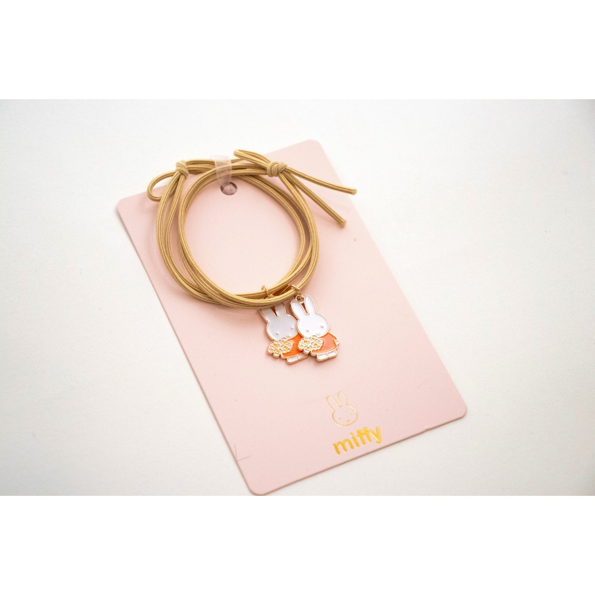 Dúo de gomas para el pelo I Pulseras para compartir Miffy Flores