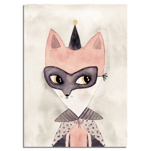 Kids room poster superhero girl