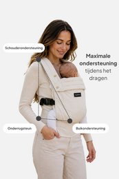 Nosidełko AVIAIRE - Ergonomiczne i wygodne - Materiał bawełniany OEKO-TEX®
