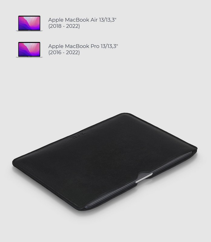 13 Zoll MacBook Hülle AVIOR Midnight Black
