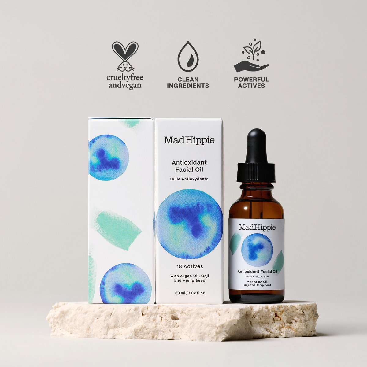 Olio viso antiossidante Mad Hippie 30 ml