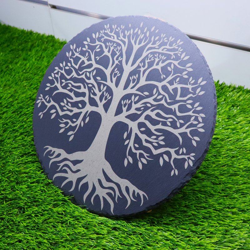 Premium Tree of Life Slate serwowanie deski, prezent w kuchni