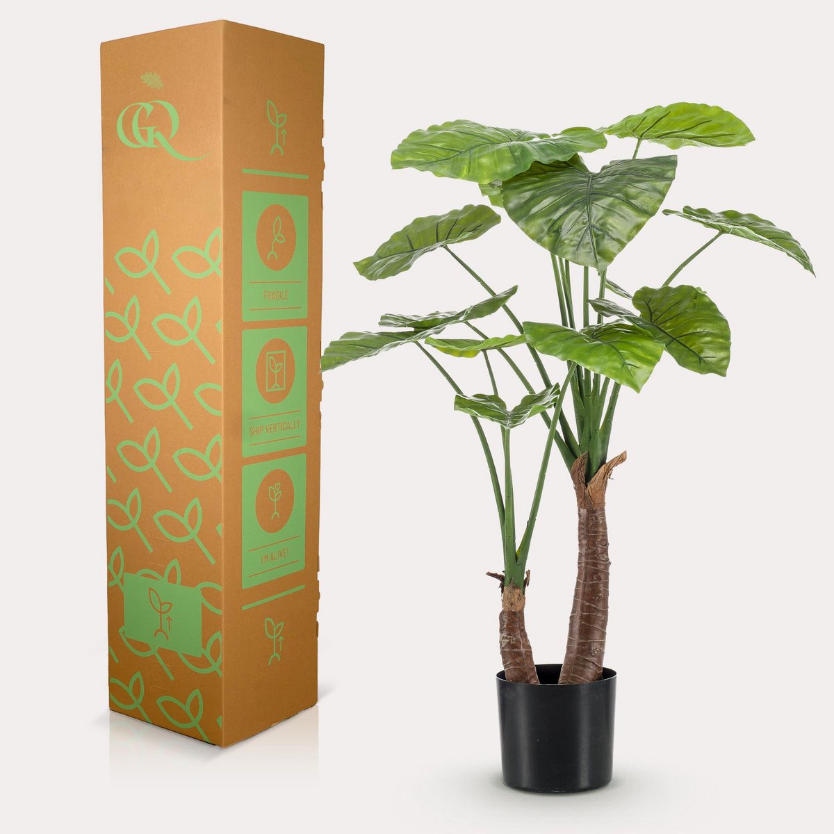 Kunstpflanze - Alocasia - Elefantenohr - 110cm