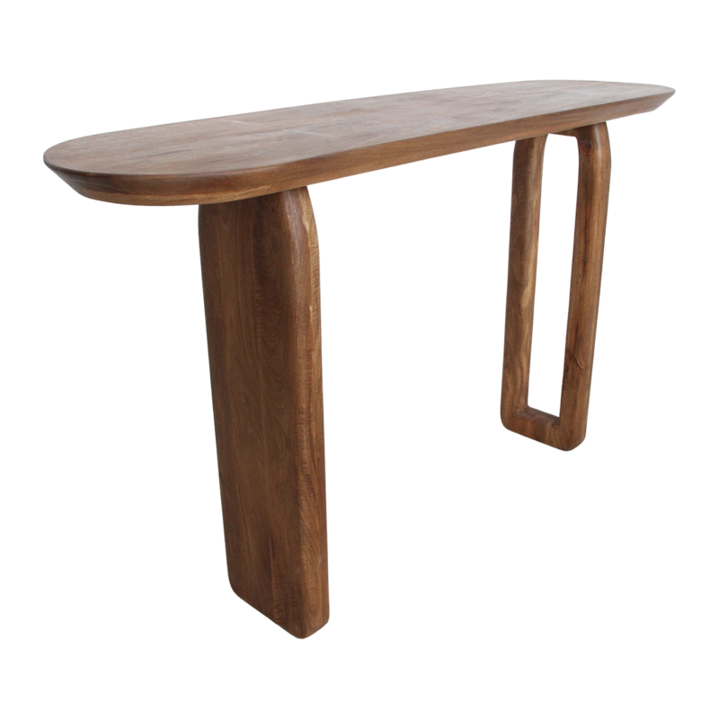 Consolle toro in legno di mango marrone - 140 cm