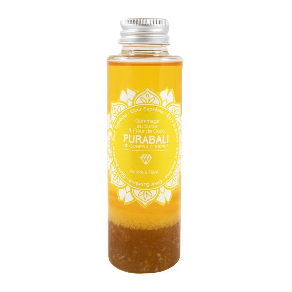 Zucker- und Kokosblütenpeeling - Amber & Tiare 250 ml