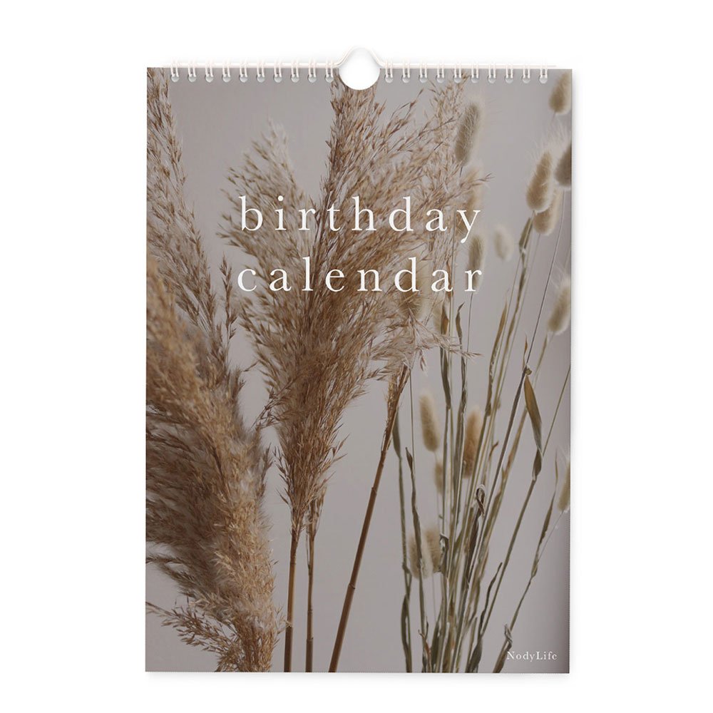 Birthday Calendar - Boho