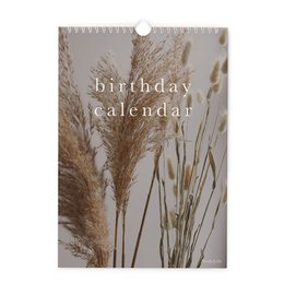 Calendario di compleanno - pennacchi