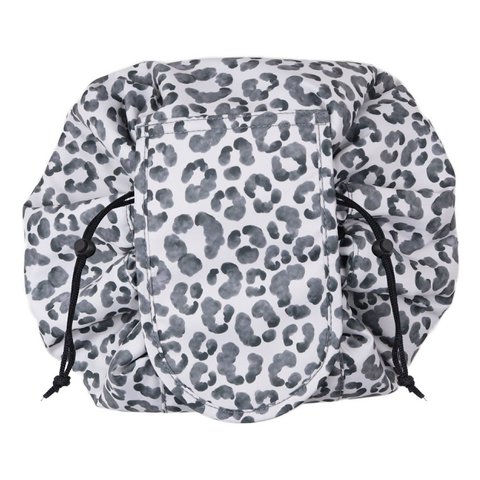 WS drawstring make-up bag Watercolor Leopard