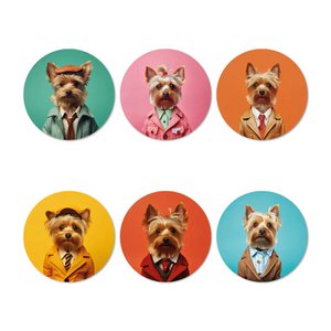 Pretty York Coasters Set