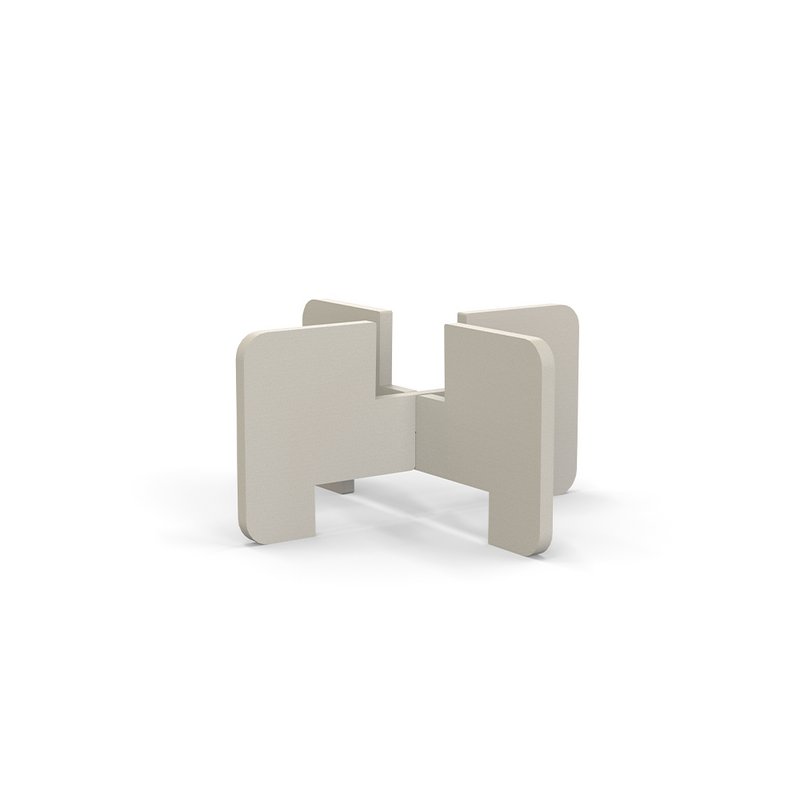 Rocket (candele) standard - 80x40mm - beige / grigio chiaro