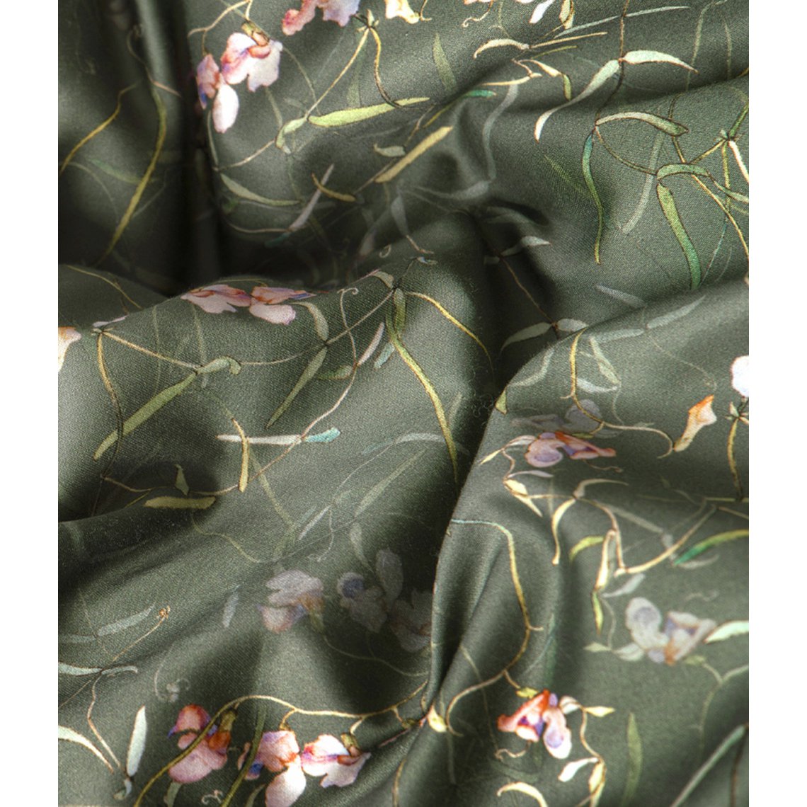 Satin-Kissenbezug Dreamy Moss
