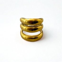 Jiro Adjustable Stainless Steel Ring 