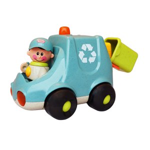 Tolo BIO First Friends vuilniswagen duurzaam speelgoed 19cm