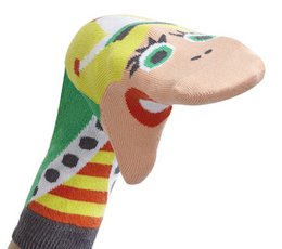 Jonkvrouw prinsesse Sokpop Kindersock