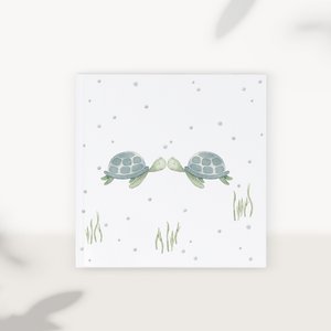 Blankobuch Schildkröten - Buch mit leeren Seiten - 21 x 21 cm (VE = 5 Stück)