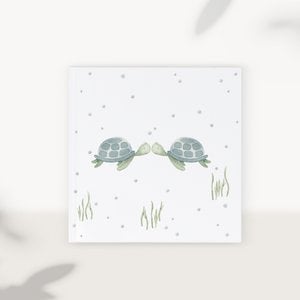 Blankobuch Schildkröten - Buch mit leeren Seiten - 21 x 21 cm (VE = 5 Stück)