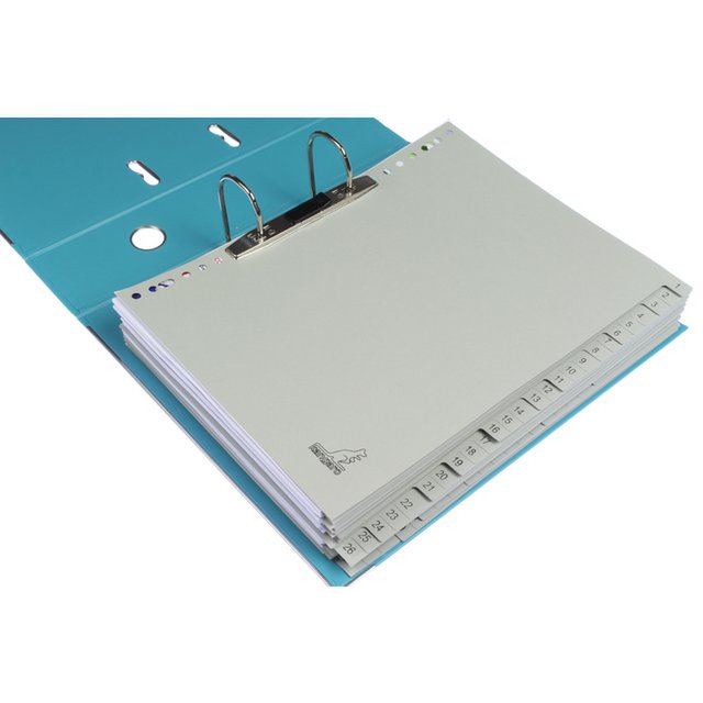 ECO tab Kangaro A4 numbers 180gr gray cardboard 23r 52pcs FSC