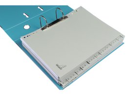 ECO tab Kangaro A4 numbers 180gr gray cardboard 23r 52pcs FSC