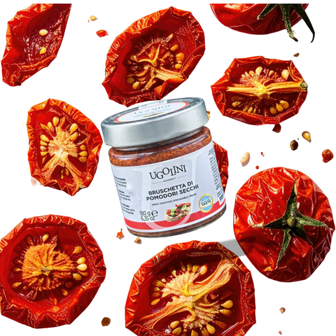 UGOLINI GOURMET - Getrocknete Tomaten-Bruschetta 180 gr