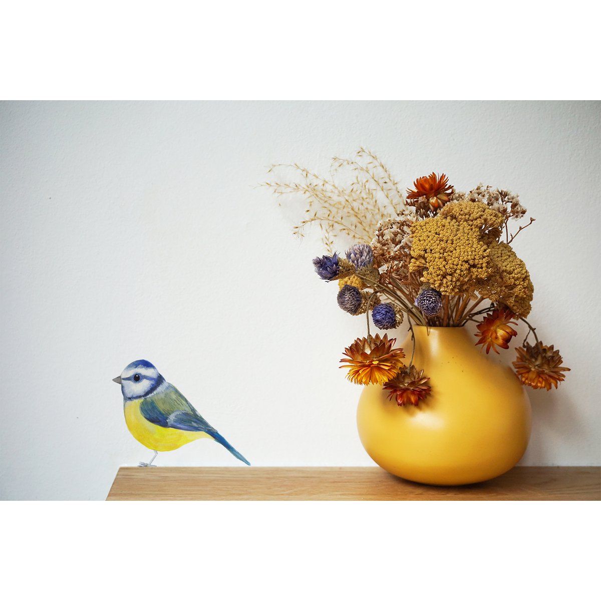 Wall sticker blue tit