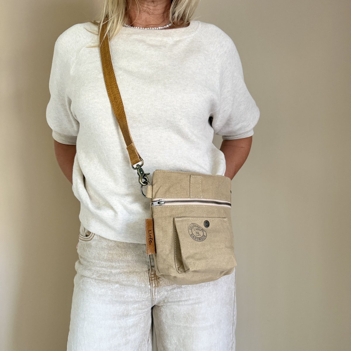 FestivalBag (recycled cotton khaki) NEW BATCH