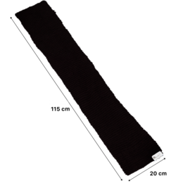 NEEDLE IT® Kit de Tejer para Adultos Principiantes Completo con Agujas de Tejer - Bufanda de Lana para Tejer DIY - Idea de Regalo (Negro)