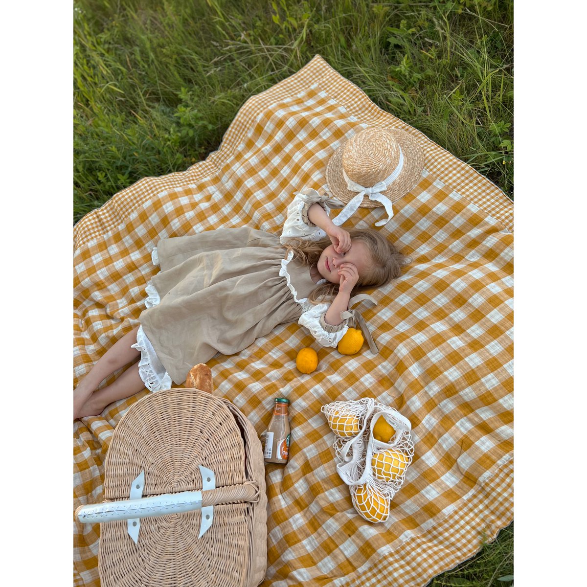 Orcha- XXL picnic tæppe - picnic måtte 180×150 cm