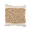 Der Raffia-Stempel-Kissenbezug – Natur