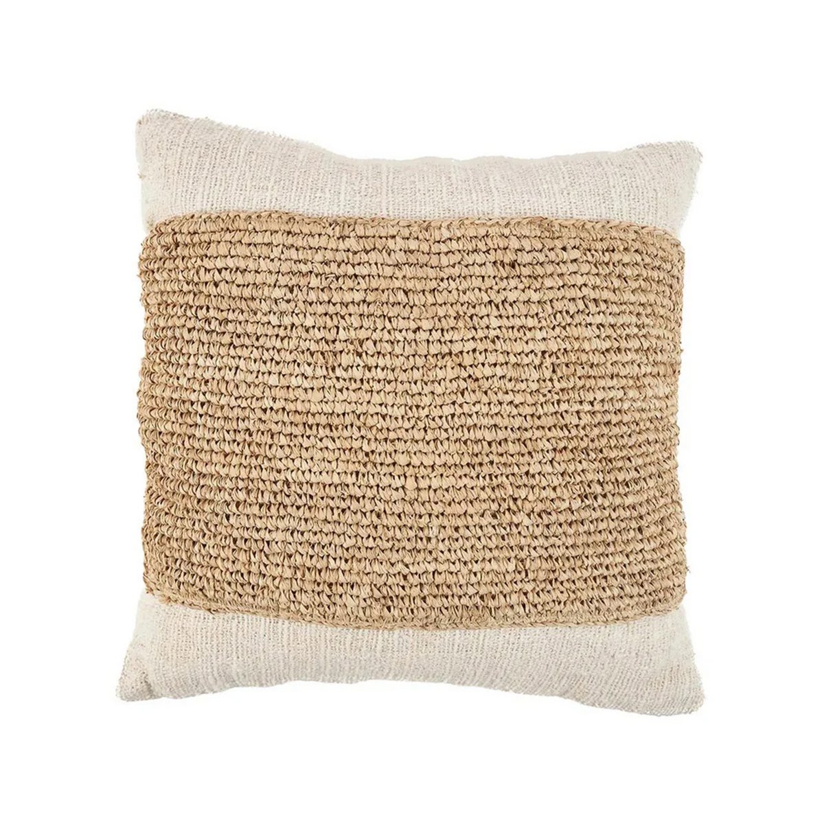 Raffia Stamp Pudebetræk - Naturlig