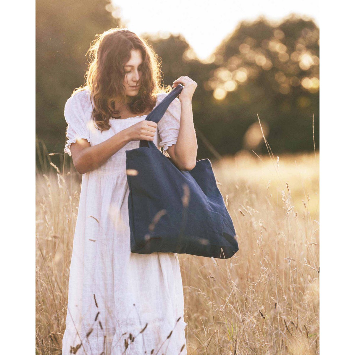 Rima canvas tas - donkere denim