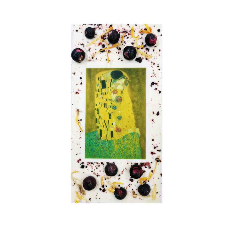 PREMIUM white chocolate - Klimt, The Kiss 95g