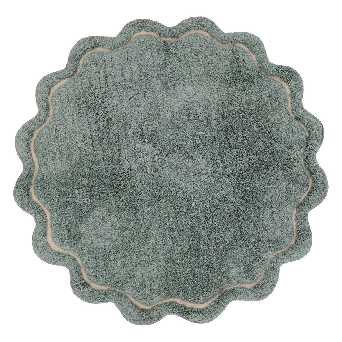 Sød april Aqua vaskbart bomuldstæppe