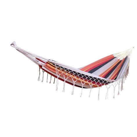 Hamac 1 personne avec franges