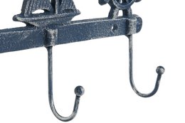 CAST IRON COAT RACK 28X5.5X17 2 ASSORT. HF211131