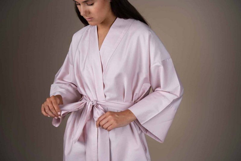 Albornoz Dream Touch Cuarzo Rosa