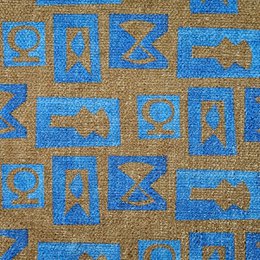 Placemat Knip Blue