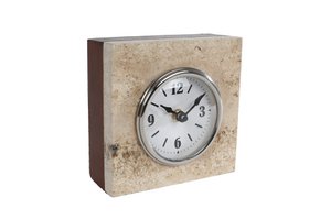 UHR TAUPE METALL 20X7X18CM