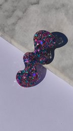⋒ Harpiks hårklippakke - Glitter sommerfugl (8 varer) ⋒