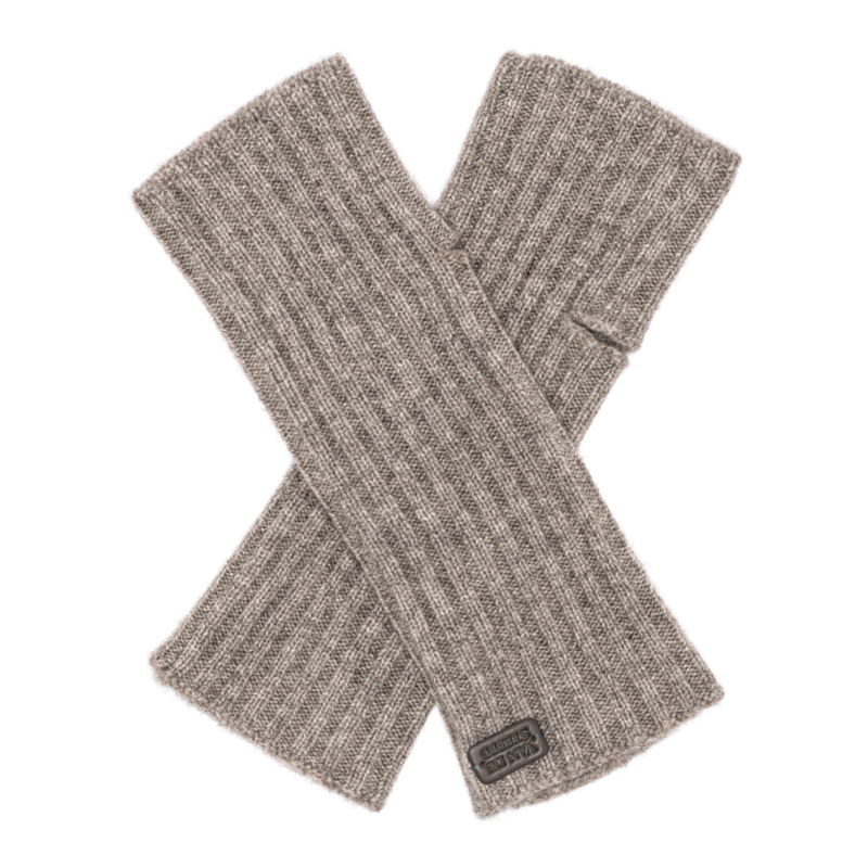 "Dava" Yak Wool Fingerless Gloves