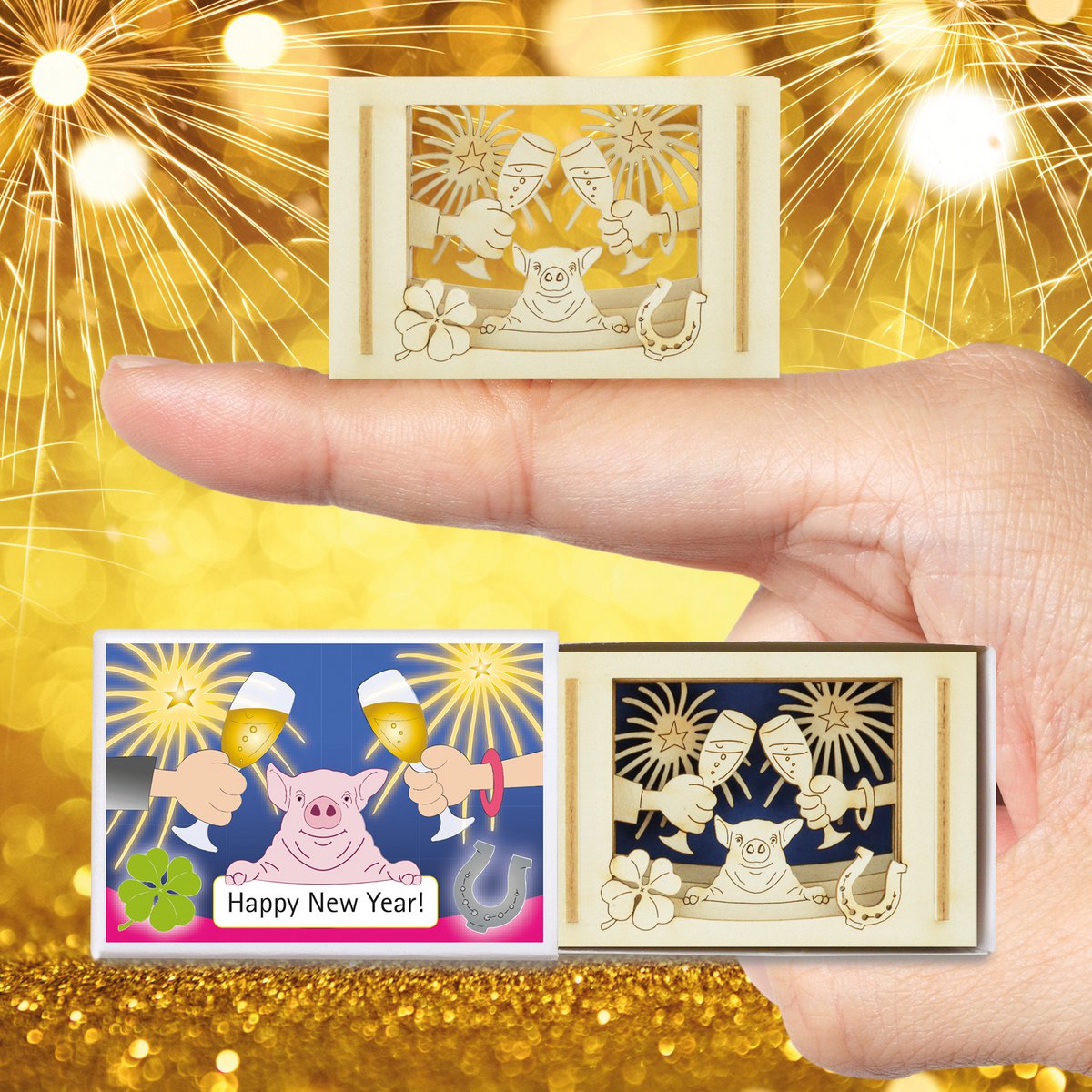 Happy New Year-Silhoubox S