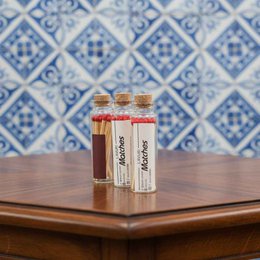 LAVURI® Match in tube with lid and striking surface, approx. 20 matches each