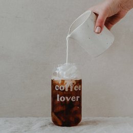 Tall drinking glass Coffee Lover (PU = 6 pieces)