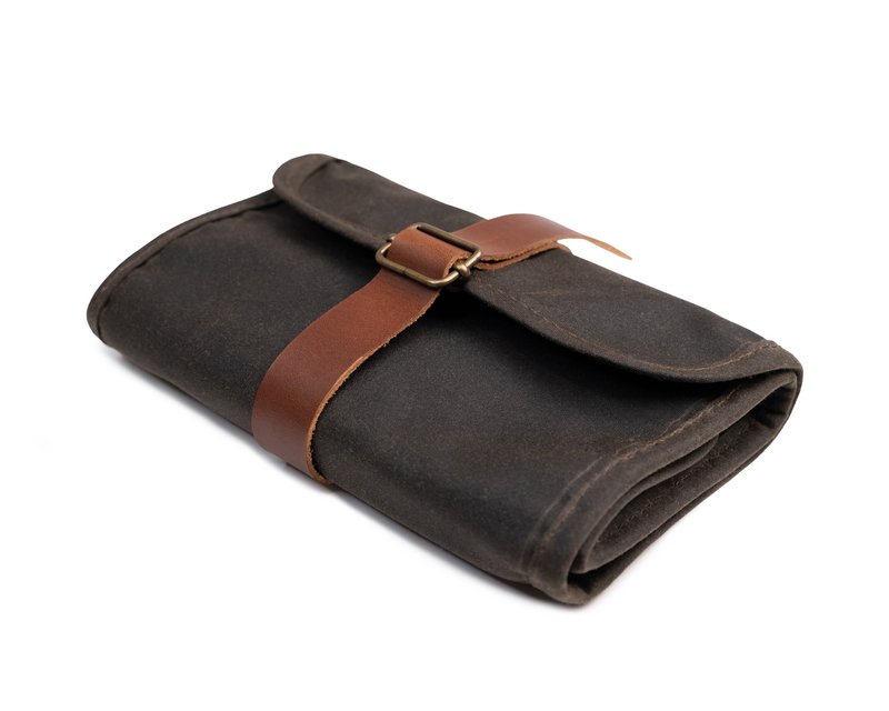 Stor voksede lærredskunstner Pencil Roll Up Case, stofblyantholder til kunstnere, kunstbutik gave