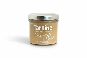 Weißer Hummus │ Hummus-Aperitif ▸ Weiße Lingots mit Ingwer
