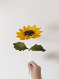 Følte blomster solsikke