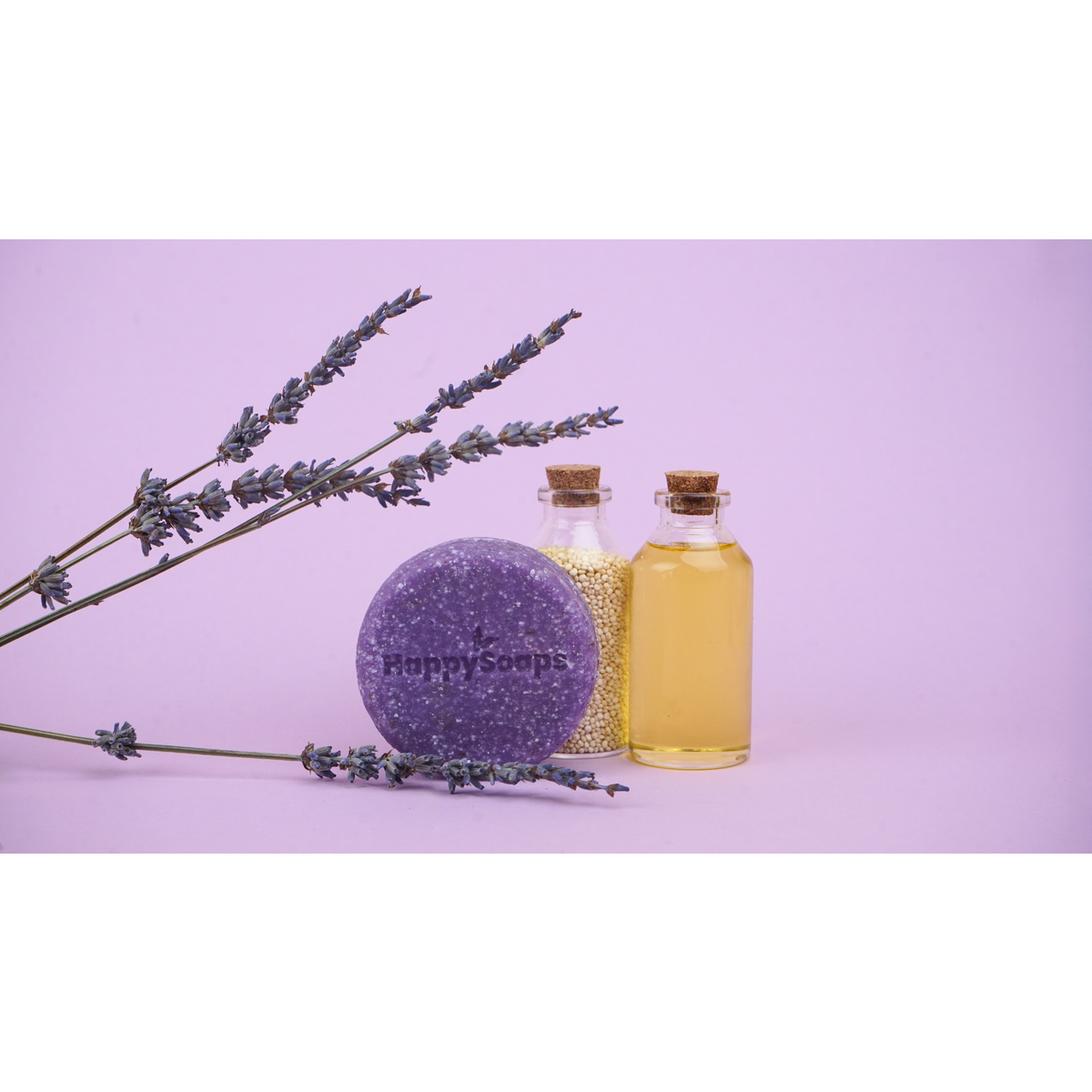 Szampon w kostce - Purple Lavender Rain - Zwiększenie objętości