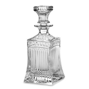 GLSS STRIPE WHISKEY DECANTER TT CLR 24,5CM THETEL