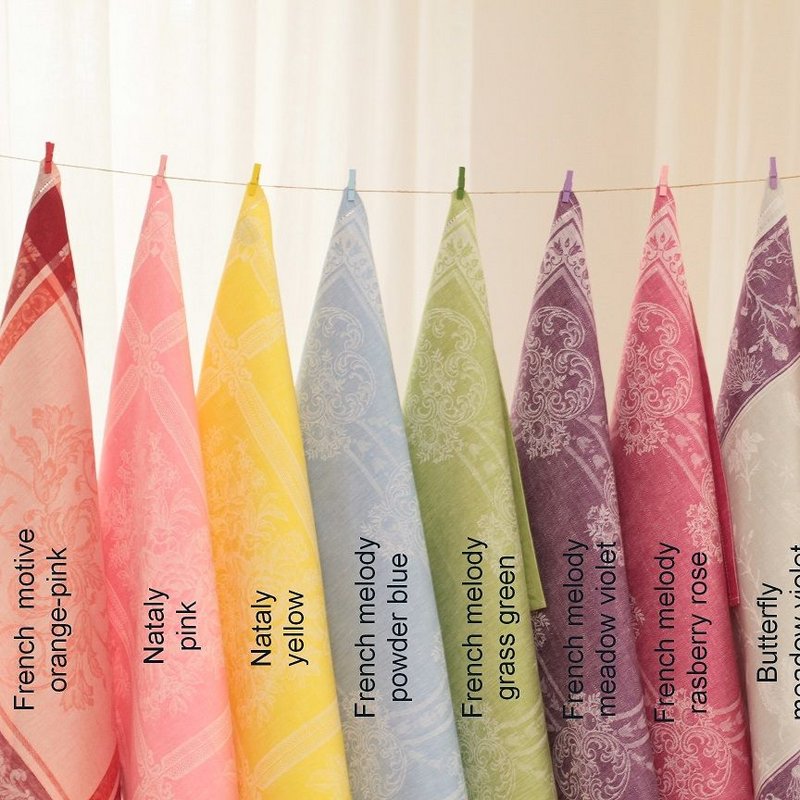 Linen towel Nataly - yellow