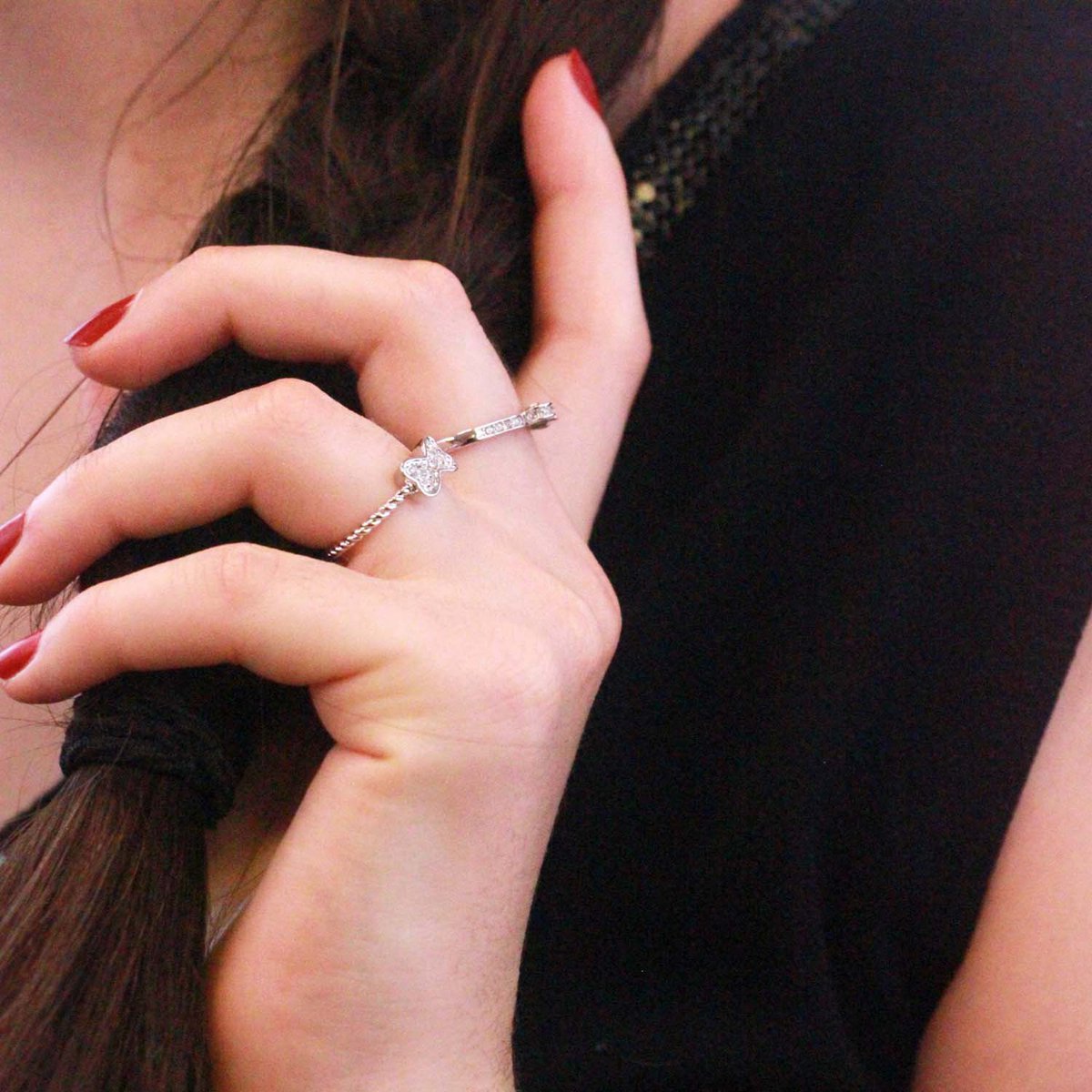 Pack Descubrimiento 5 Anillos Color Plata