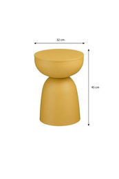 Elliott side table ocher